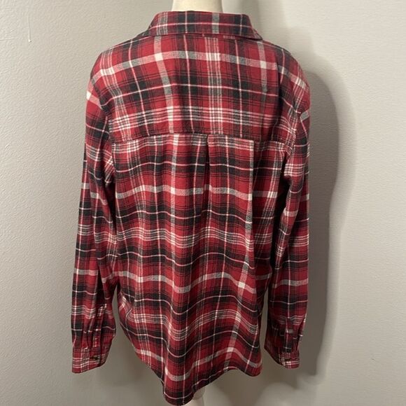Aeropostale boyfriend fit flannel shirt.  Size XL. - Picture 3 of 7